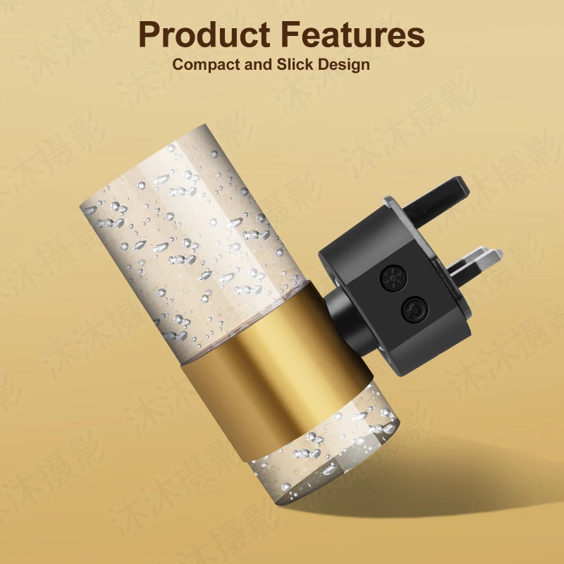 Bluejw 3000K LED Night Light Plug-in, Adjustable Brightness (0-100LM) Automatic Dusk-to-Dawn Sensor, Night Lights for Bedroom, Hallway, Bathroom - Image 2